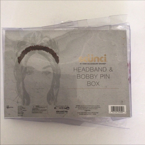 SCUNCI VELVET HEADBAND AND HAIRCLIPS SET NWT - Picture 13 of 13